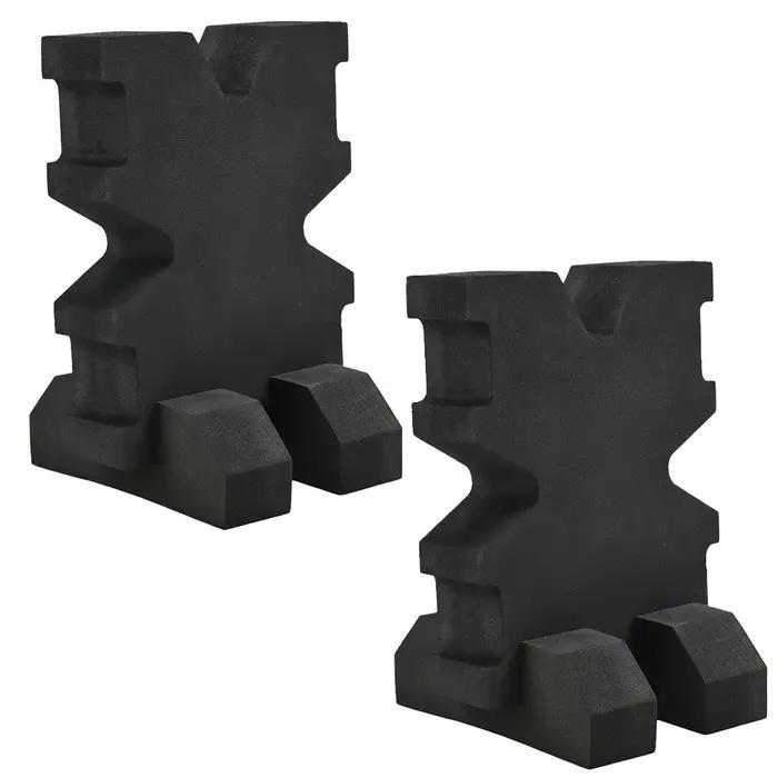 2 pièces Repose-fusil en mousse EVA Repose-fusil de tir Support avant arrière Support de fusil pour