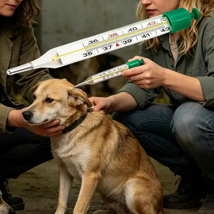 Thermomètre pour animaux de compagnie avec cordon extensible et clip pour la queue, capteur de température vétérinaire pour chiens, chats, chevaux, bovins, moutons, bétail d'élevage