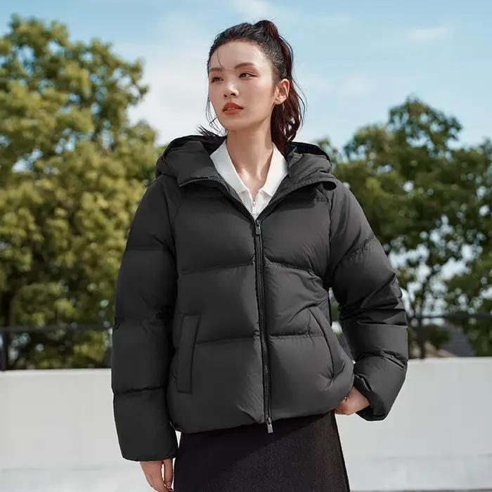 Semir blanc canard doudoune chaud mince femmes 2025 hiver léger décontracté mode manteau coupe ample Style court