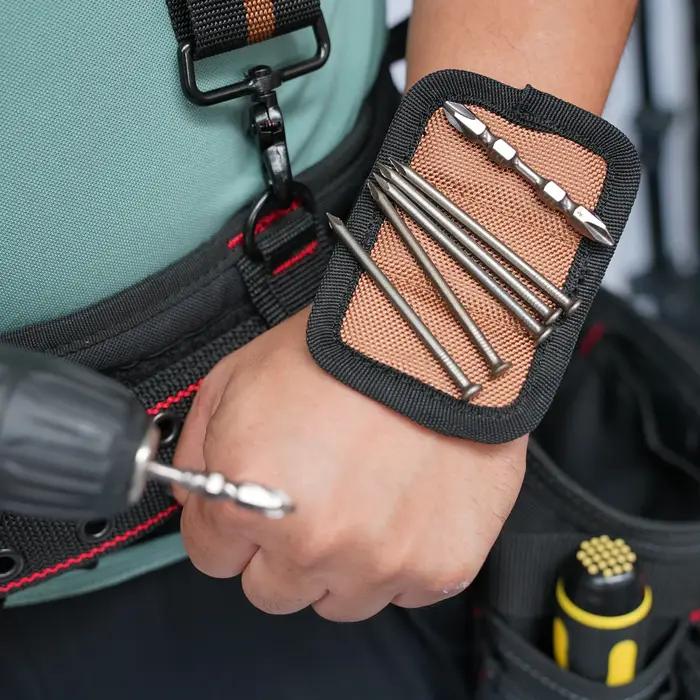 MELOTOUGH Bretelles magnétiques pour ceinture à outils avec grand support pour téléphone mobile