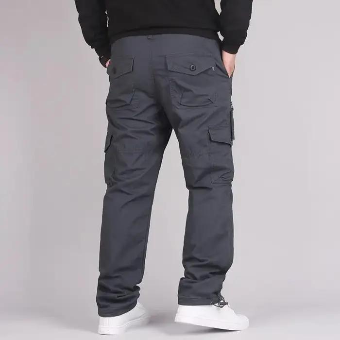 Pantalon cargo tactique camouflage pour chasse et randonnée en coton résistant homme