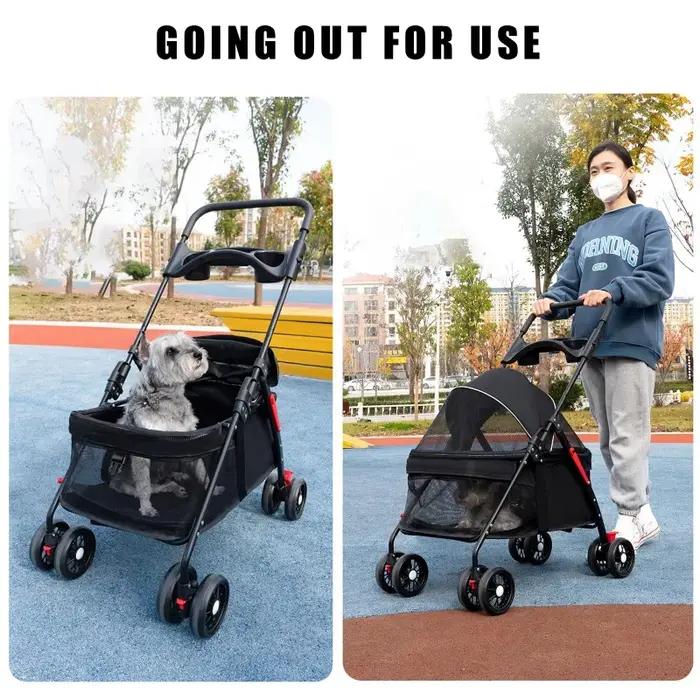 Poussette pour animaux de compagnie