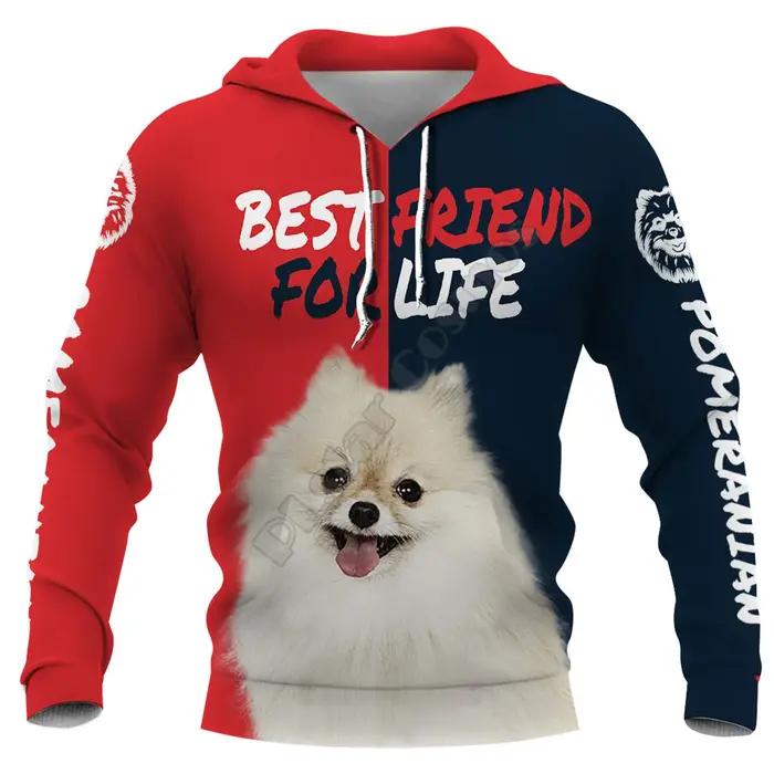 Sweat à capuche Terrier russe noir imprimé 3D pour hommes et femmes, pull PVD, olympiques de cosplay, sweats à capuche à la mode
