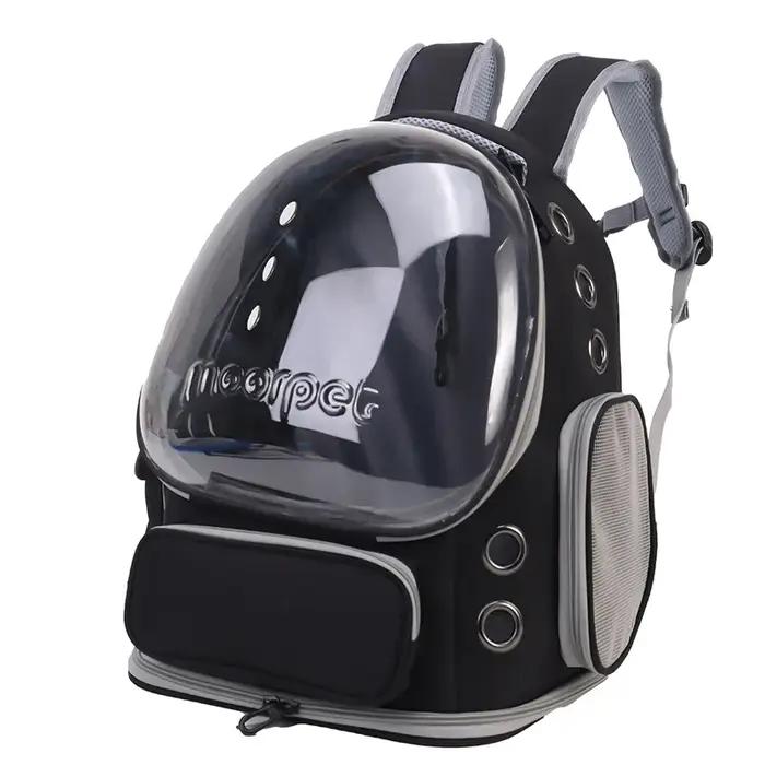 Sac à dos Senha's pour chats, conception respirante, haute capacité, protection de la colonne vertébrale, espace tridimensionnel, facile à transporter, pour les sorties, voyages et soins vétérinaires