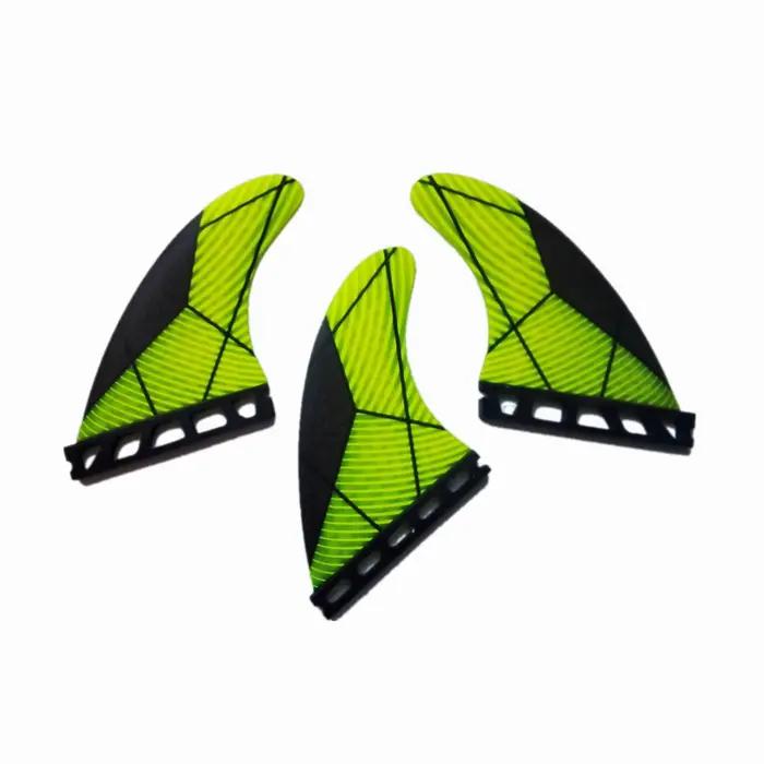 Palmes de Surf en fibre de verre, propulseurs, Tri set, planche à pagaie, accessoires de Surf