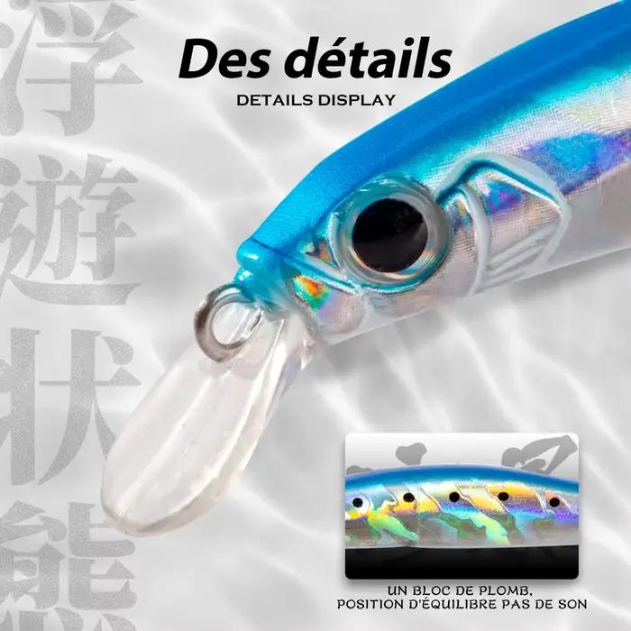 Hunthouse truite leurre de pêche coulant Jerkbait 70/80/105mm 7/8.5/18.5g artiste vairon mer appât
