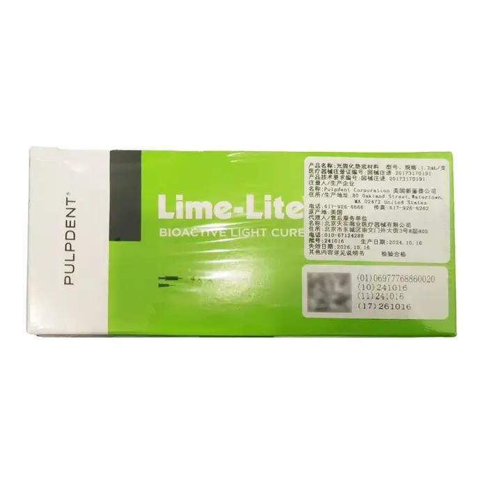 Matériau dentaire Lime Lite, revêtement de Base à polymérisation légère, matériau de classement, trou dentaire, Baseliner, matériau d'hydroxyde de Calcium à polymérisation légère