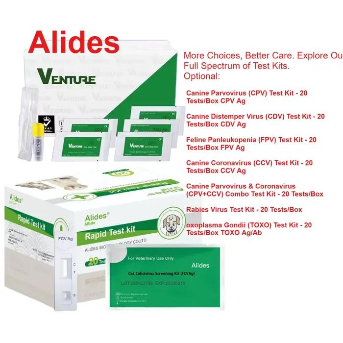 Kit de test rapide de l'antigène du parvovirus canin Ranlraka, kit de test CPV, kit de test pour chi
