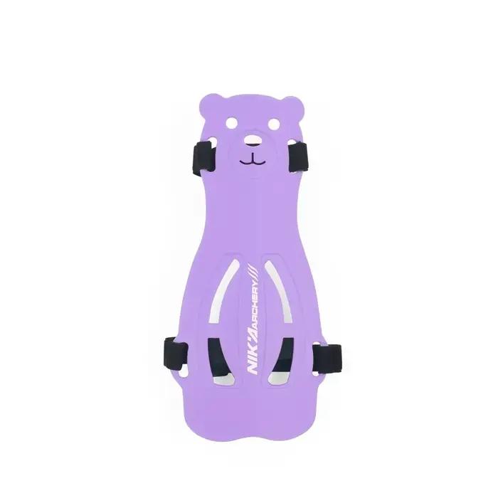 Protège-bras Ours en plastique pour tir à l'arc et chasse, six couleurs disponibles, sécurité et confort pour les tireurs occasionnels et professionnels