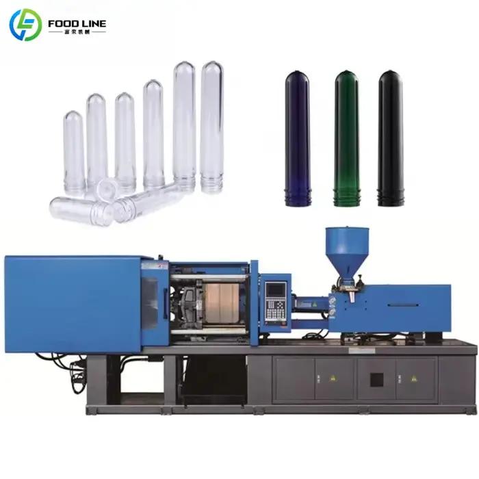 Machine industrielle de fabrication de préformes en plastique de haute précision, équipement d'injection PET personnalisé à faible perte de puissance