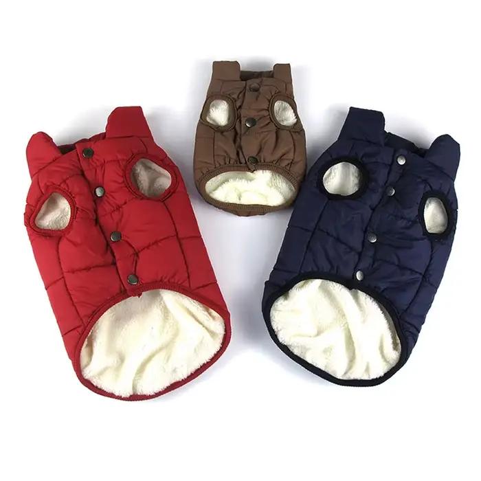 Manteau d'hiver en coton pour chiens et chats élégant et chaud pour petites et grandes tailles occasions spéciales