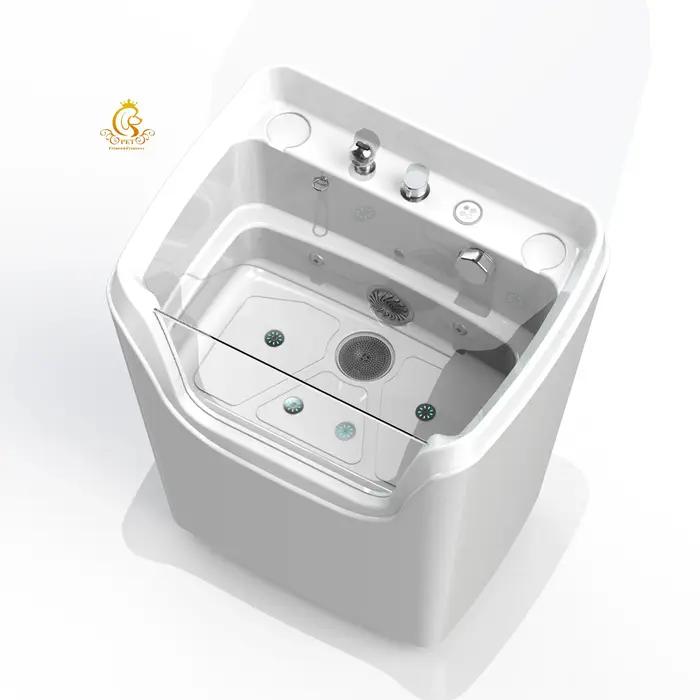 Baignoire de spa durable pour animaux de compagnie, petite baignoire à bulles en acrylique pour chie