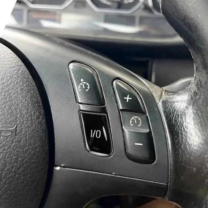 Couvercle de bouton de commande de volant de voiture ABS, couvercle de bouton d'e/s adapté à la BMW