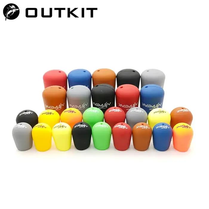 OUTKIT 1 pièces poignée de canne à pêche étui de protection gel de silice leurre tige protecteur inf