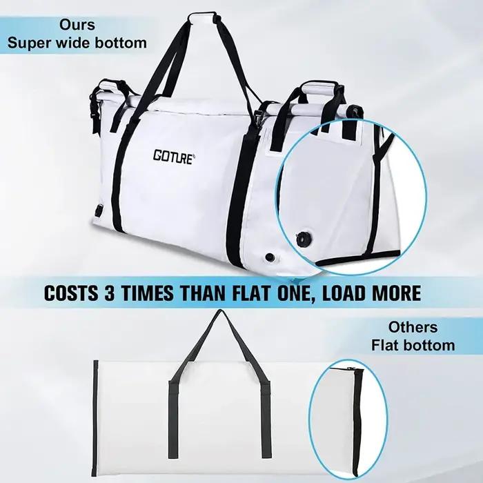 Goture-Sac isotherme pour la pêche en bateau, sac de congélation marin étanche, sac de transport de