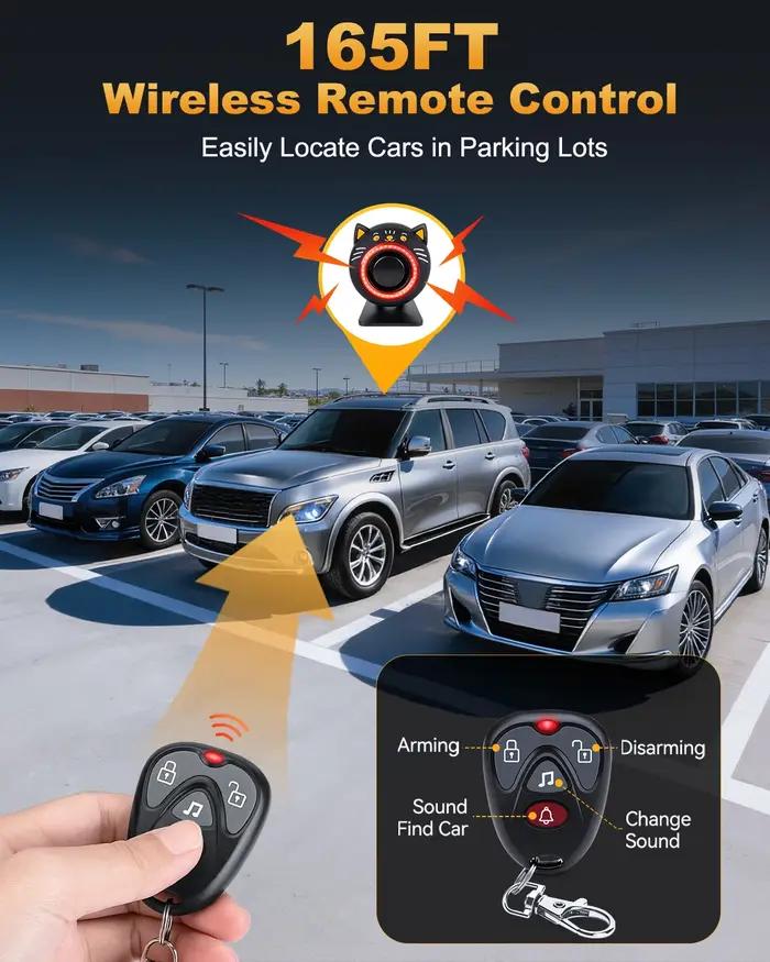 Sectyme 120dB système de sécurité de voiture alarme antivol