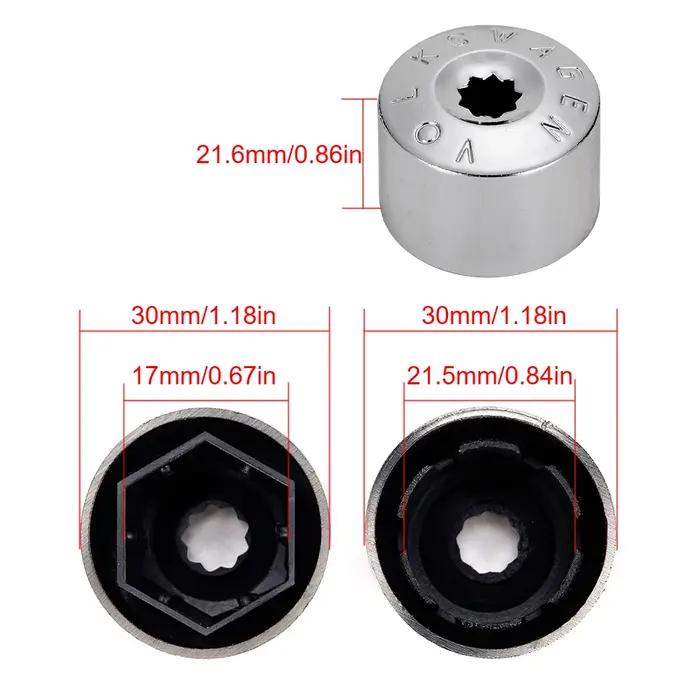 Couvercles de boulons de roue en alliage pour VW, GOLF, PASSAT, POLO, 17mm, 20 pièces/ensemble