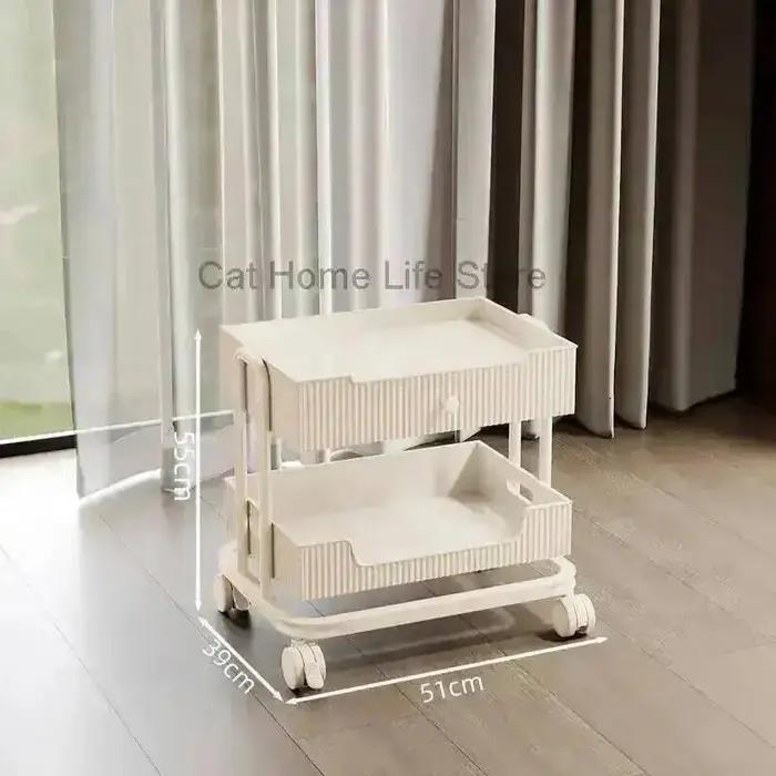 Chariots pour boîte chariot auxiliaire maquillage Salon Salon Salon rose meubles de Salon Salon de b
