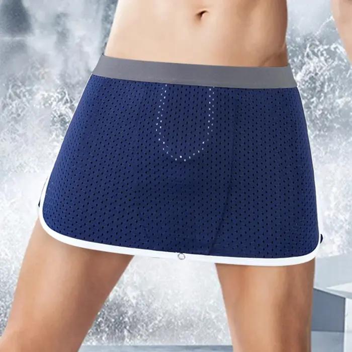 Sous-vetements homme boxer ny lon polyester color uni comfort durable pour adolescent homme occa sions quotidiennes vacances