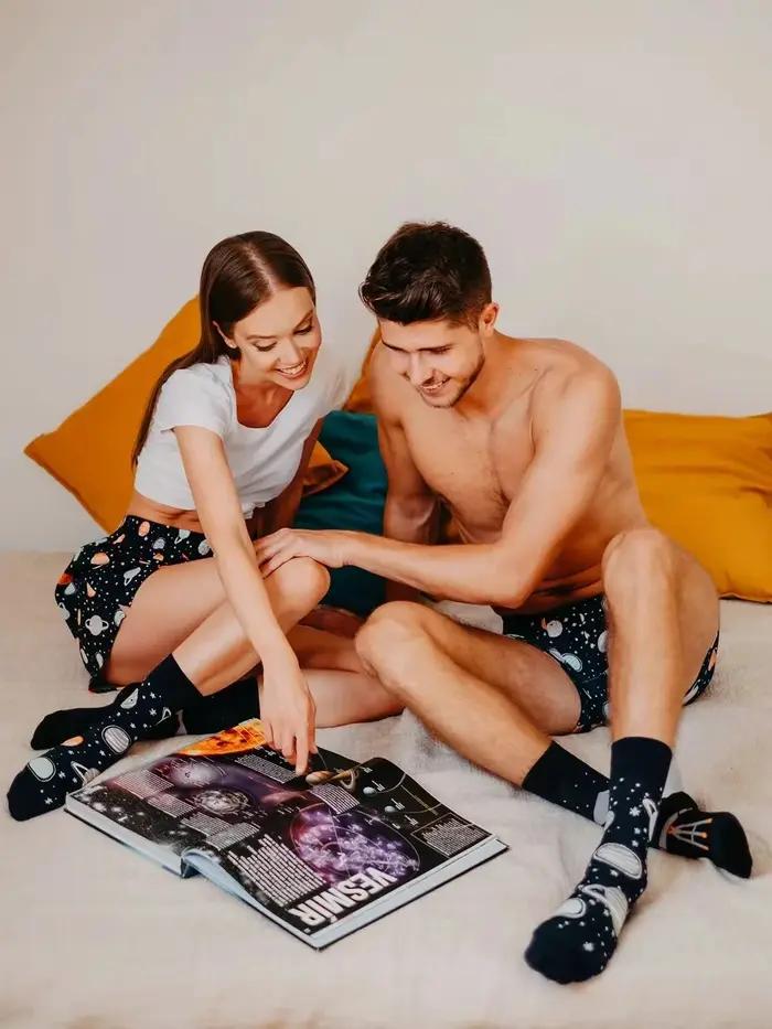 Chaussettes décalées motifs nourriture tube long pour chasseurs humour casual homme femme
