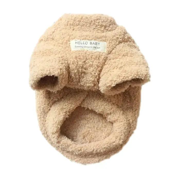 Pull pour chien pour petits chiens hiver chaud couleur unie pull pour animaux de compagnie pour peti