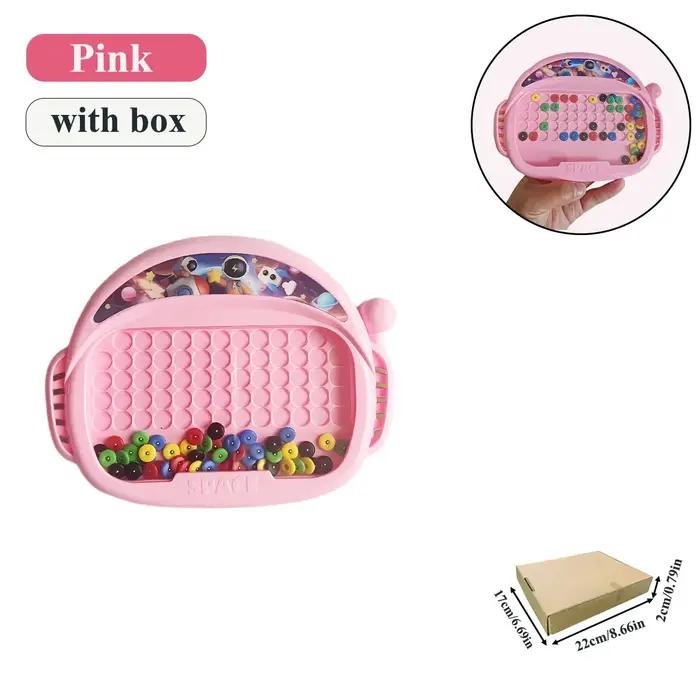 Tableau magnétique pour enfants avec stylo et perles