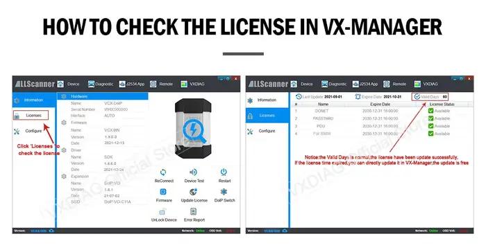 VXDIAG outil de Diagnostic VCX SE VCX DoIP autorisation pour BMW pour JLR