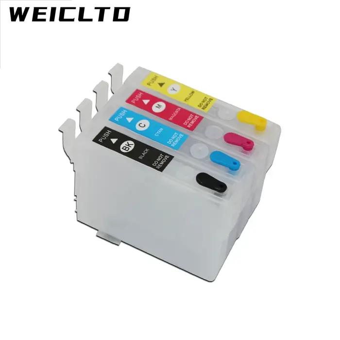 Cartouche d'encre de recharge 502XL 29XL 18XL 220 16XL 603XL 604XL 503XL 212XL, sans puce, pour imprimantes Epson XP 2200 2205 3200 3205, 4 pièces