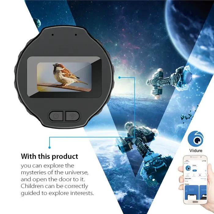Oculaire électronique WiFi V13 écran 1.5 pouces caméra enregistreur photo vidéo observation oiseaux télescope