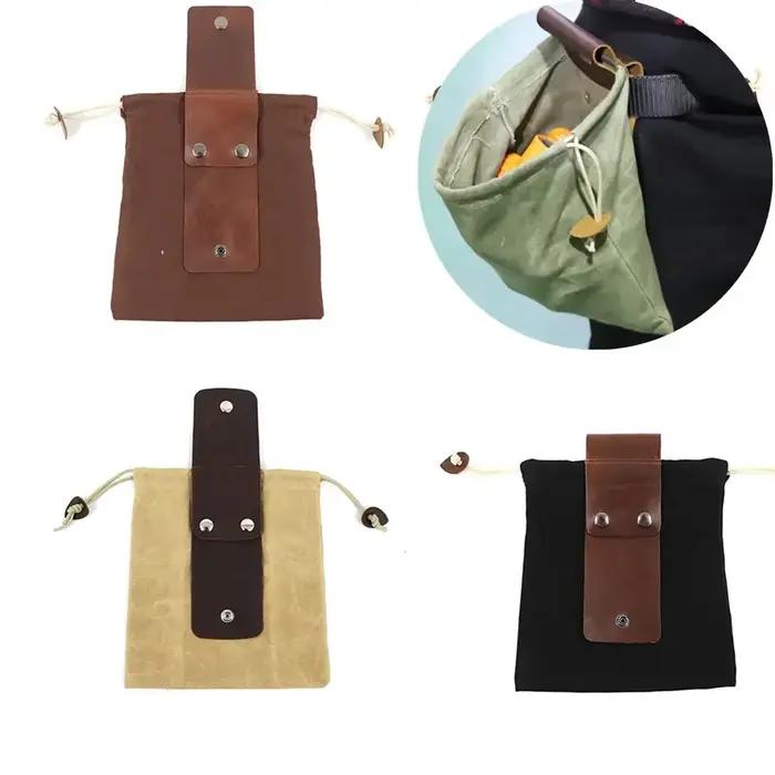 Sac cueillette pliable outdoor pour baies champignons chasse bushcraft randonnée camping équipement