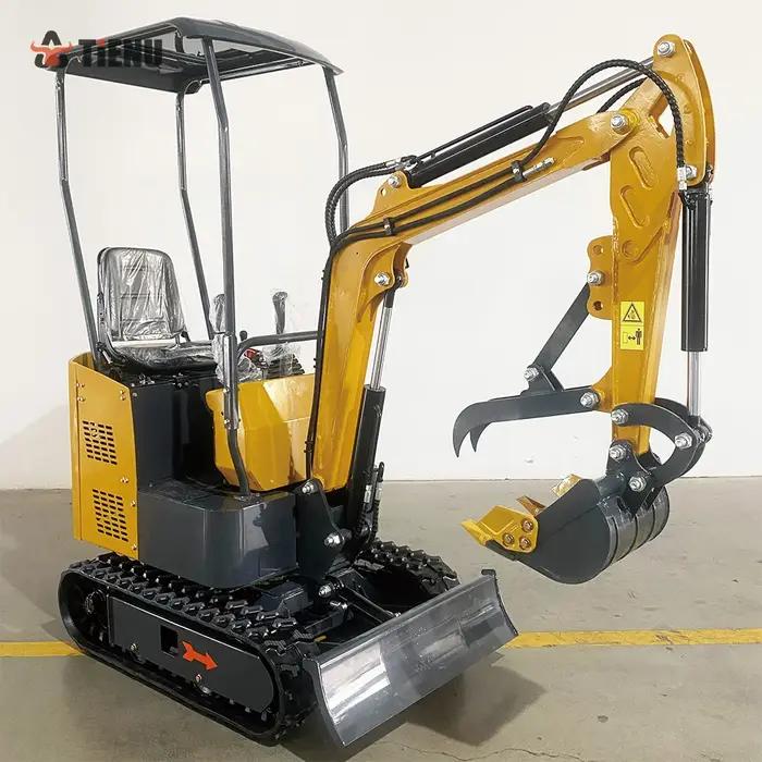 Machines de construction, petite pelle hydraulique, ensacheuse, micro-excavatrices avec climatisation