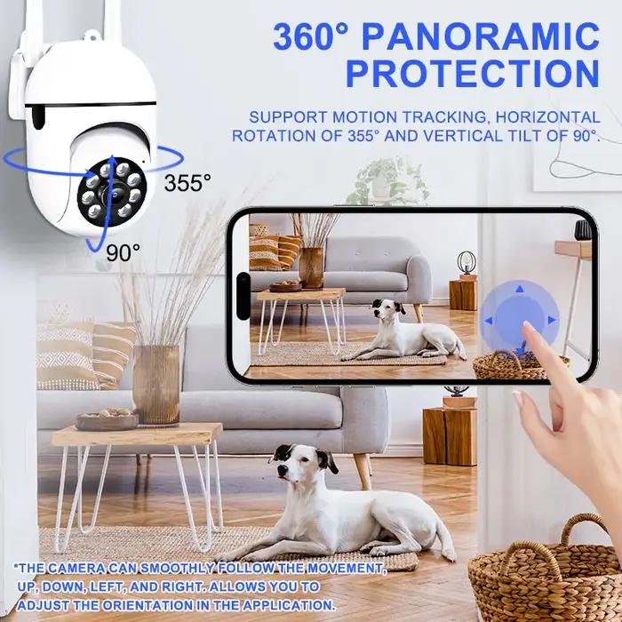Caméra WiFi 4MP sans fil intérieur extérieur surveillance maison intelligente vision nocturne 1080P HD