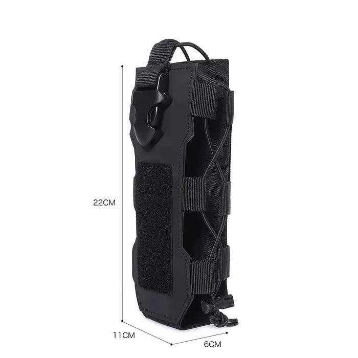 Pochette Molle pour gourde et radio, étui ceinture polyvalent chasse randonnée équipement tactique