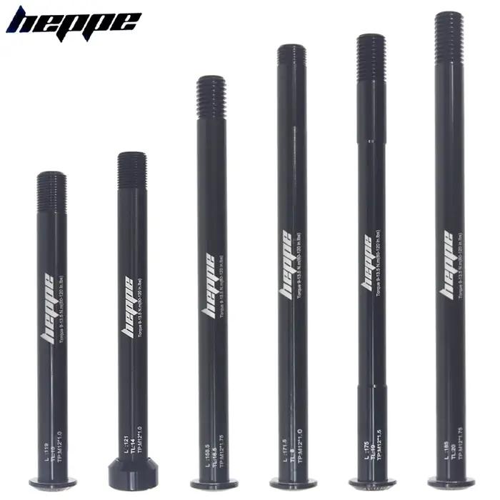 Brochettes d'essieu traversant de vélo de route de montagne HEPPE M12 M15 arbre de fourche avant moy