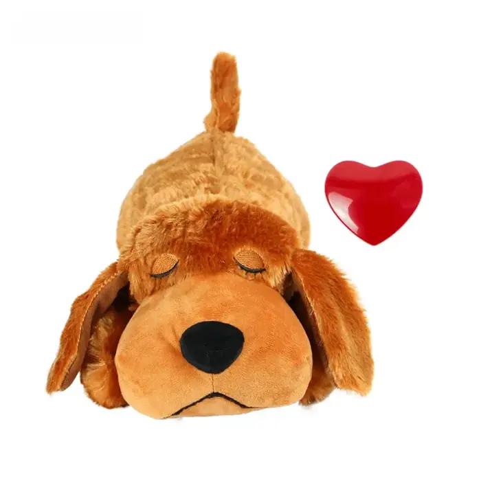 Peluche pour animaux de compagnie avec rythme cardiaque pour chiot