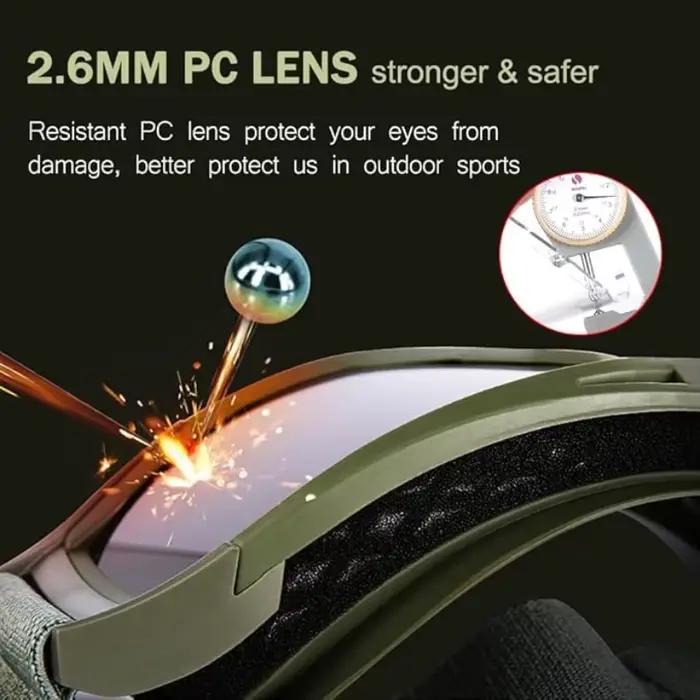 Lunettes tactiques militaires antivent et antisable pour wargame paintball airsoft et randonnée occasions spéciales
