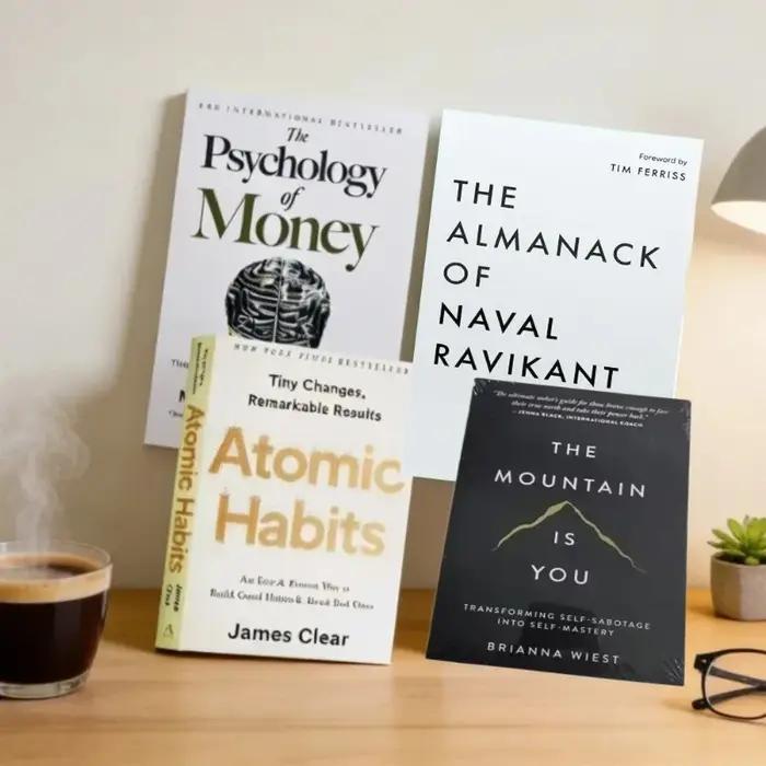 4 meilleurs livres de la collection TheNabal/Atomic Habit/Money Psychology/You are your own mountain