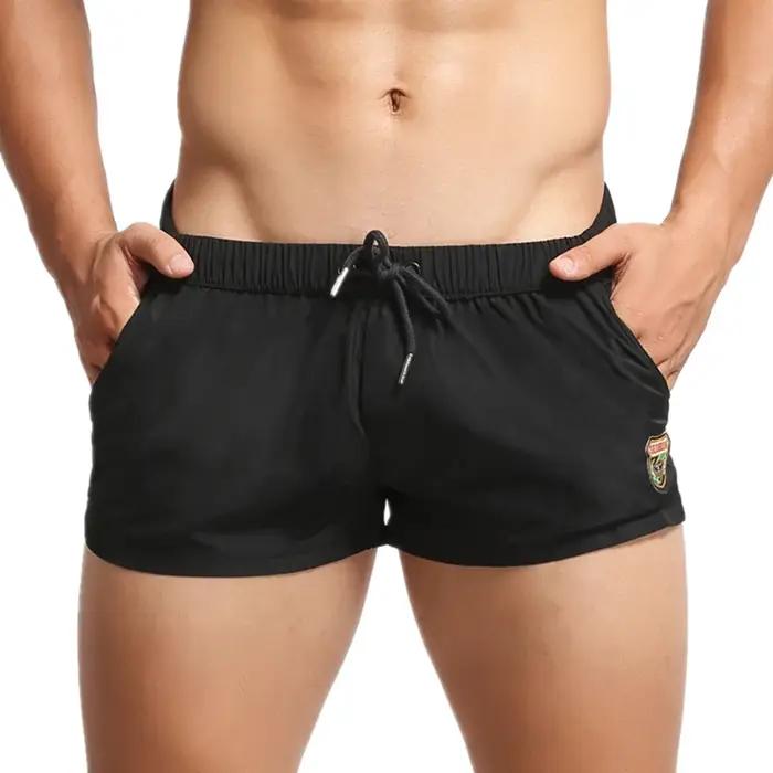 SEOBEAN maillots de bain à séchage rapide pour hommes Shorts de plage été Surf Fitness conseil troncs pantalons courts