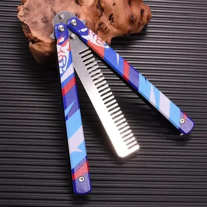 Peigne papillon YORU en métal pour fans de Valorant occasions spéciales et collections personnelles
