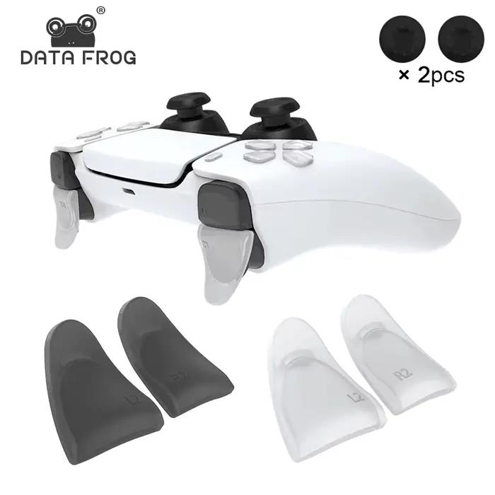 Bouton de déclenchement étendu Data Frog pour PS5 L2/R2, capuchon de clé d-pad pour accessoires de manette de jeu PS5