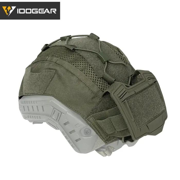 Couvre-casque IDOGEAR chasse maritime avec poche batterie NVG - Accessoire tactique 3812