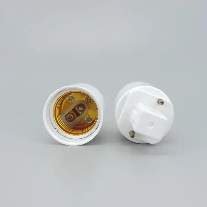 Adaptateur d'alimentation ABS LED AC G23 G24 à E27, prise halogène CFL, convertisseur de Base de lam