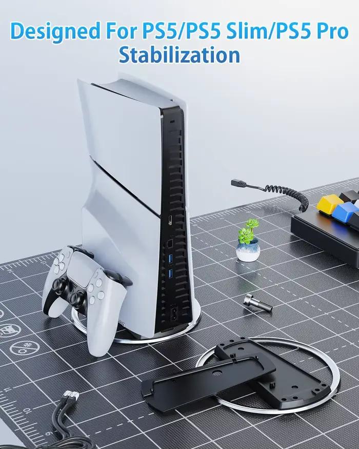 Support Vertical pour Consoles PS5, Playstation 5, accessoires de Base mince pour disque de Console PS5 Pro et numérique, nouveauté 2025