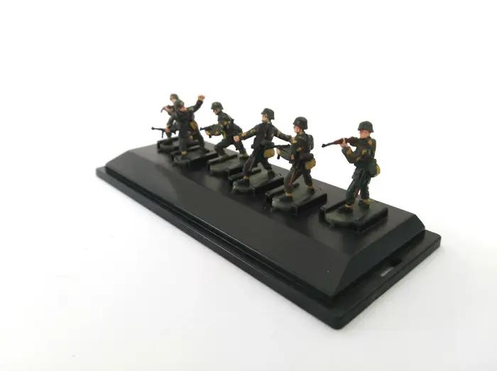 Équipe de Combat allemande P801 (6 membres), modèle de soldat coloré fini, 1/72