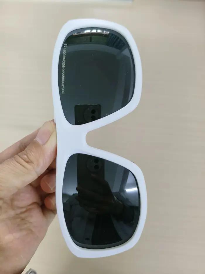 Lunettes de sécurité laser ipl OD7 405nm 445nm 755nm 808nm 980nm 1064nm longueur d'onde Violet rouge