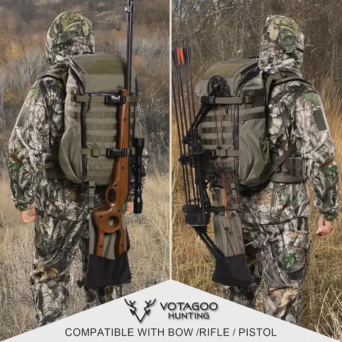Sac à dos de chasse VOTAGOO en nylon Cordura 500D avec cadre en aluminium personnalisable pour la chasse aux oiseaux aquatiques et au cerf occasions spéciales