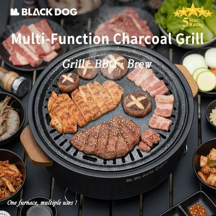 Barbecue au charbon BLACKDOG pour le camping
