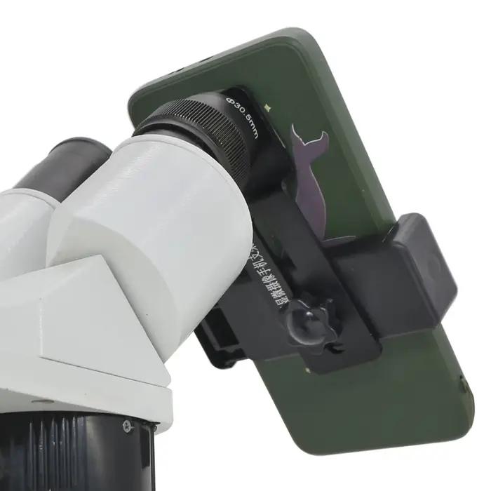 Clip de téléphone pour Microscope avec objectif oculaire 12.5X, adaptateur de montage de téléphone p