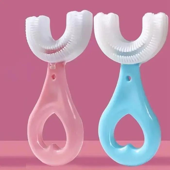 Brosse à dents en forme de U pour enfants