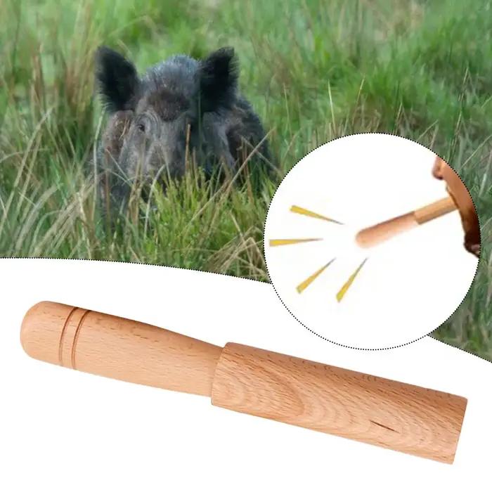 Appel sanglier en bois - Sifflet construction bois - Dispositif sonore puissant pour chasse au sanglier